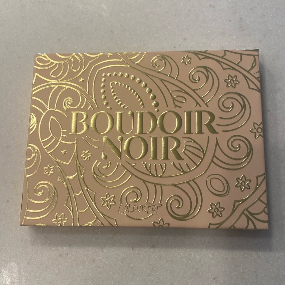Colourpop Cosmetics Boudoir Noir Eyeshadow Palette Limited Edition